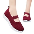 thumbnail image 3 of Sngxgn Women’s Flats Shoes Ballet Flats Dressy Comfortable(Red,39), 3 of 8