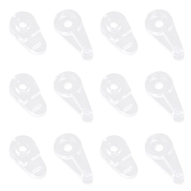 MasteelfCA 50pcs Cabinet Glass Mirror Mounted Clamps Mirror Holders Useful Fixing Clips