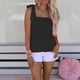 thumbnail image 3 of Top Con Tirantes Para El Hombro,Top Con Tirantes Para El Hombro, Camiseta Sin Mangas Con Tirantes Para El Hombro Y Lazo Con Volantes, Top De Verano Para Mujer, Rendimiento Probado, 3 of 7
