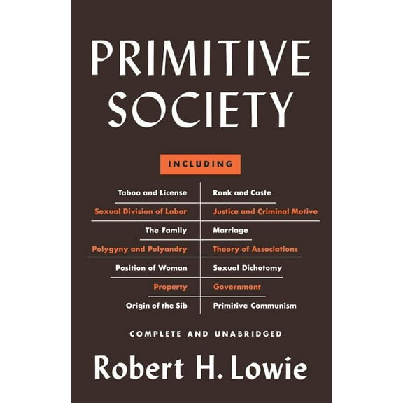 Primitive Society, (Paperback)