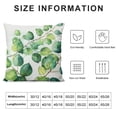 thumbnail image 6 of Nawypu Spring Eucalyptus Leaves Pillow Covers Set of 2 Watercolor Green Plants Decorative Throw Pillow Cases Soft Square Cushion Covers for Sofa Couch Car Bedroom Home Decor White, 6 of 6