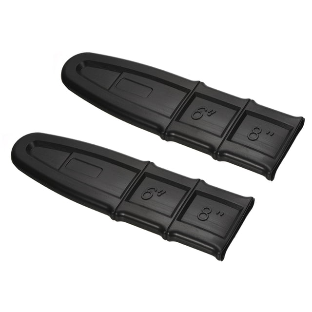 Uxcell 7.4" Chainsaw Bar Cover Plastic Durable Guide Bar Cover Protector Black 2 Pcs