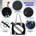 thumbnail image 3 of Bolsa de pickleball Tote M MANUEKLEAR Crossbody Sleek Black, 3 of 6