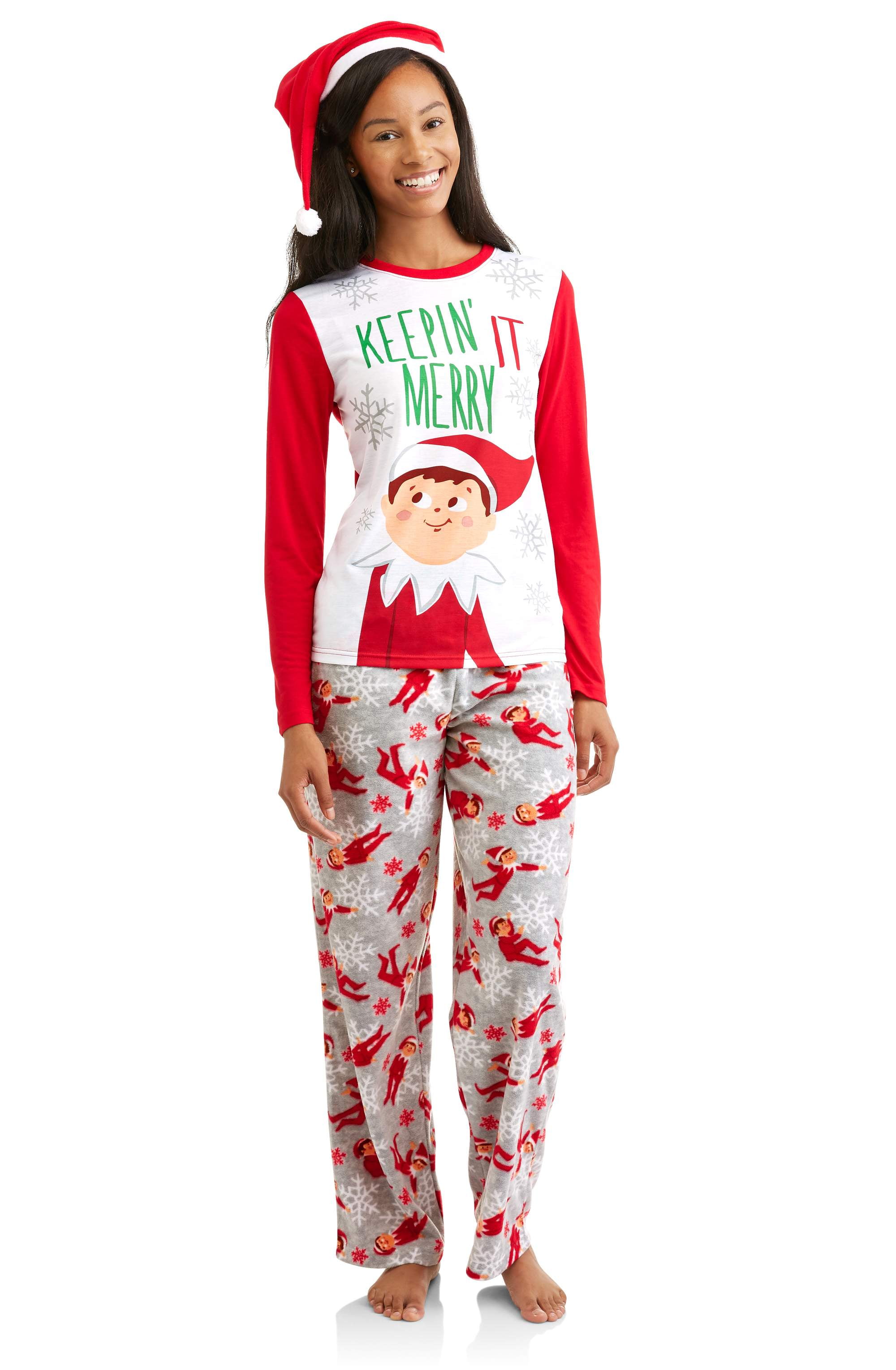 ONLINE - Elf On Shelf Women's Family Sleep 2pc Sl - Walmart.com ...