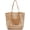 Khaki, variant on Beach Mesh Tote Bag, Casual Tote Bag Hobo Women Foldable MAX 23L Shoulder Bag For Beach Picnic Vacation