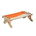 thumbnail image 4 of Repisa de ventana multifuncional para gatos, estable para gatos de hasta 18 kg, sin ventosa. naranja gris, 4 of 9