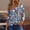 Navy A Women Clothing, variant on Loose Pleated Ornamental Button Tunic Tops Womens Summer Tops Floral Graphic Tops Square Neck 3/4 Sleeve T Shirts for Women Simple Date