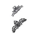 thumbnail image 2 of 2PCS Gothic Accessories Black Spider Web Skeleton Hand Skull Cute Large Hair Claw Clips for Women Goth Accessories Cute Hair Clips Skeleton Hair Clip, Halloween Decoration, 2 of 2