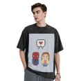 thumbnail image 2 of Spider-Man 230g Vintage Washed Drop Shoulder T-Shirt - Iron On, 2 of 7