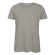 thumbnail image 1 of B&C - Camiseta de manga corta de algodón orgánico modelo Favourite para mujer (Gris Claro), 1 of 1