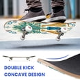 thumbnail image 6 of 31"x8" Elegant Cheetahs Complete Skateboards for Beginners, Double Kick 7 Ply Maple Deck Ornamental tree symmetrical Skateboard with Wheels, Gifts for Kids Teens, 6 of 8