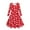 Z-White, variant on KaLI_store Girls' Dresses Girl Princess Christmas Flower Dress for Wedding Birthday Party Red,6-7 Years