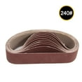 thumbnail image 1 of Graflsoa 240-Grit Aluminum Oxide Sanding Belts, 330x30mm, Red, 10-Pack for Precision Sanding, 1 of 7