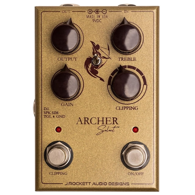 Pedal Overdrive J Rockett Audio Designs Archer DI y Seleccionables