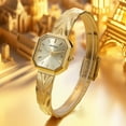 thumbnail image 5 of BERNY Small Gold Watches for Women, Dainty Luxury Diamond Dial, Stainless Steel Bracelet Watch, Fashion Ladies Analog Quartz Watch, Minimalist Waterproof Womens Wristwatch Gifts (Gold), 5 of 15