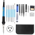 thumbnail image 3 of Soldering Iron Set, High-quality Soldering Accessory Welding Tool Kit, 200-450 Degrees Celsius  For Welding With Storage Bag Soldering AU AC220V, 3 of 8