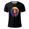 thumbnail image 4 of T-Shirt d'Halloween pour Homme, T-Shirt Graphique Effrayant pour Fête d'Halloween, Blouse Décontractée à Col Rond et Manches Courtes, Coupe Mode pour Usage Quotidien, 4 of 5