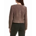 thumbnail image 2 of English Factory womens  Cropped Jacket, m, Brown, 2 of 3