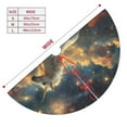 thumbnail image 3 of Sikiie Starry Sky White Horse 30-48 inches {designName} Print Christmas Tree Skirt Snowman Xmas Tree Skirt with Edge Christmas Decorations for Holiday Party48", 3 of 7
