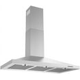 thumbnail image 5 of Streamline 36 in. Gaiola Ducted Wall Mount Range Hood in Brushed Stainless Steel with Baffle Filters, Push Button Control, LED Light, 5 of 9
