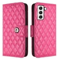 thumbnail image 7 of for Samsung Galaxy S21 FE Wallet Case, Elegant Card Holder Cash Slot PU Leather Kickstand Wrist Strap Wallet Shockproof Protective Flip Women Girls Case Cover for Samsung Galaxy S21 FE, Rose, 7 of 7