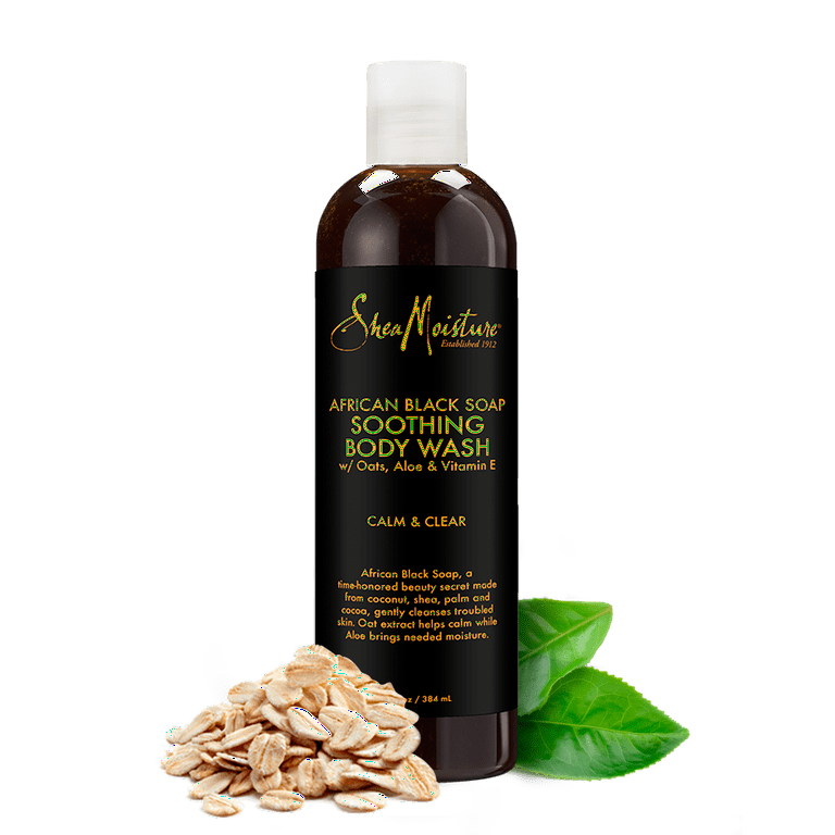 Shea Moisture African Black Soap Body Wash, 13oz