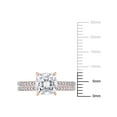 thumbnail image 6 of Everly Women's Moissanite Created Diamond 14k Rose Gold Bridal Set, 6 of 7