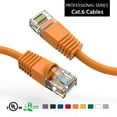 thumbnail image 1 of ACCL 12Ft Cat6 UTP Ethernet Network Booted Cable Orange, 3 Pack, 1 of 1