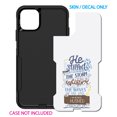 thumbnail image 2 of DistinctInk Custom SKIN / DECAL compatible with OtterBox Commuter for iPhone 11 Pro (5.8" Screen) - Psalm 107:29 - He Stilled the Storm, Waves Were Hushed, 2 of 5