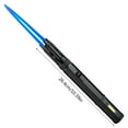 thumbnail image 2 of Encendedor de antorcha de llama azul a prueba de viento | Bolígrafo rociador de soldadura recargable de butano de encendido directo con luz LED | Llama de alta presión | Ángulo de 360° | Cuerpo, 2 of 4