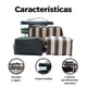 thumbnail image 5 of Cosmetiquera Bolsa de maquillaje para mujer neceser de viaje set de 4 piezas, 5 of 5