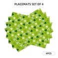 thumbnail image 2 of Placemats Set Of 4 / 6, St Patrick'S Day7 Placemats For Dining Table Indoor/Outdoors Heat Resistant Washable Placemats 18" X 12", 2 of 8