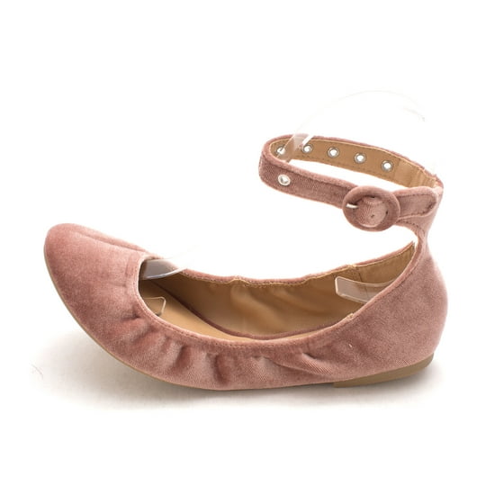 Material Girl Womens Francy1 Fabric Closed Toe Ankle Wrap Ballet Flats Material Girl Womens Francy1 Fabric Closed Toe Ankle Wrap Ballet Flats
