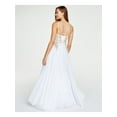 thumbnail image 2 of SAY YES TO THE PROM Womens White Full-Length Formal Dress Juniors 13, 2 of 4