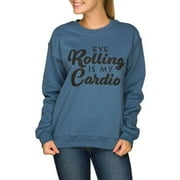 Juniors' Sarcastic Graphic Crewneck Pullover Sweater