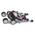 thumbnail image 3 of fash n kolor® - Doll Stroller My First Baby Doll Strollers Toy - Flower Design with Basket in The Bottom- Doll Accessories 2 Free Magic Bottles Included - New Year Gift, Boys, Girls, 3 of 5