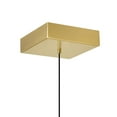 thumbnail image 4 of CWI Lighting Lava Integrated LED Brass Mini Pendant, 4 of 9