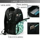 thumbnail image 4 of Balery Green Sea Turtle Mochila con carga USB para hombre y mujer - Mochila impermeable y antirrobo para laptop con puerto USB para viajes, trabajo, 4 of 7