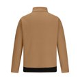 thumbnail image 4 of Blusa y camisa de manga larga con cuello alto para hombre, informal, de retazos, a la moda, de manga larga, con cuello alto y cremallera, para hombre, 4 of 5