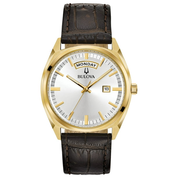 Bulova Bulova Men's Classic Leather Strap Watch