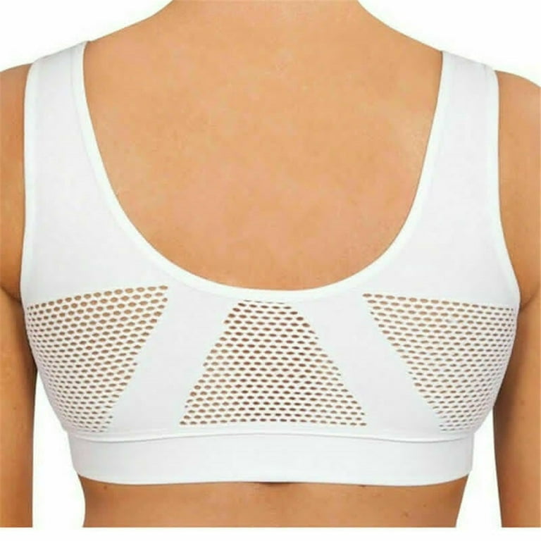 wofedyo Lingerie Sets for Women Classy, Air Permeable Cooling Summer Sport  Yoga Wireless Bra Womens Lingeries Underwear Women White M