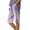 Purple_#01, variant on Sewkxo Womens Bermuda Shorts Knee Length Dressy Causal Elastic Waist Buttons Linen Shorts Summer Beach Shorts with Pockets,Orange 2XL