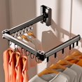 thumbnail image 4 of Cipaher Home Clothes Drying Rack Drying Rack Clothing Wall Mounted Folding Clothing Rack Clothes Drying Rack Folding Indoor with Telescopic, 4 of 5