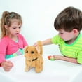 thumbnail image 3 of Electric Walking Cat Plush Toy, Interactive Robot Kitten with Meowing Sound, Battery Operated Stuffed Animal Pet, Realistic Gray Kitty for Birthday Gift, Easter Present Easter Gift, Graduation Gift, 3 of 3