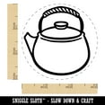 thumbnail image 2 of Classic Sweet Teapot Kettle Green Tea Self-Inking Rubber Stamp Ink Stamper - Green Ink - Small 3/4 Inch, 2 of 7