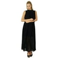 thumbnail image 2 of Bimba Women Long Maxi Dress Formal Georgette Flowy Gown Casual Formal Clothing, 2 of 6