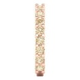 thumbnail image 4 of 1.52 ct Brilliant Round Cut Natural Morganite 18K Rose Gold Eternity Band SZ 8.25, 4 of 6