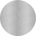 thumbnail image 1 of Ahgly Company Indoor Round Patterned Gray Novelty Area Rugs, 8' Round, 1 of 6