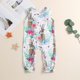 thumbnail image 2 of Body De Bebé Canastilla Onesies Para Niños Pequeños Pantalones Sin Mangas Mameluco Estampado De Conejito De Pascua Ropa Blanca Odeerbi LM103-1839, 2 of 8