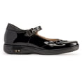 thumbnail image 4 of Yuyin zapato escolar de charol negro tipo bailarina para niña modelo 25473, 4 of 5